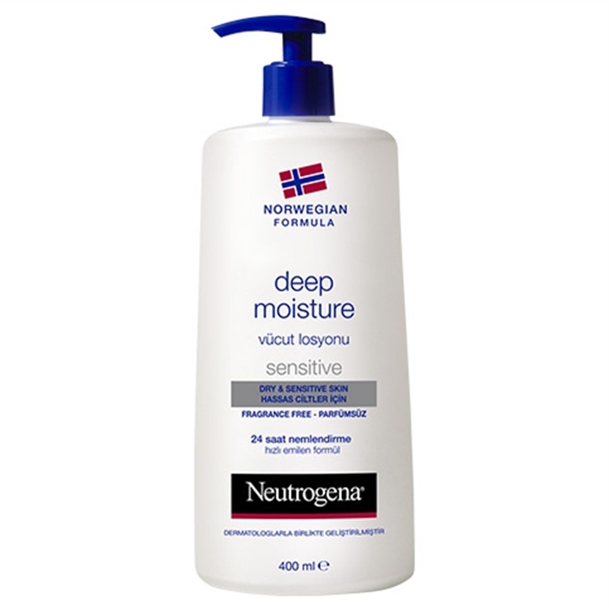 Neutrogena Deep Moisture Parfümsüz Vücut Losyonu 400 Ml