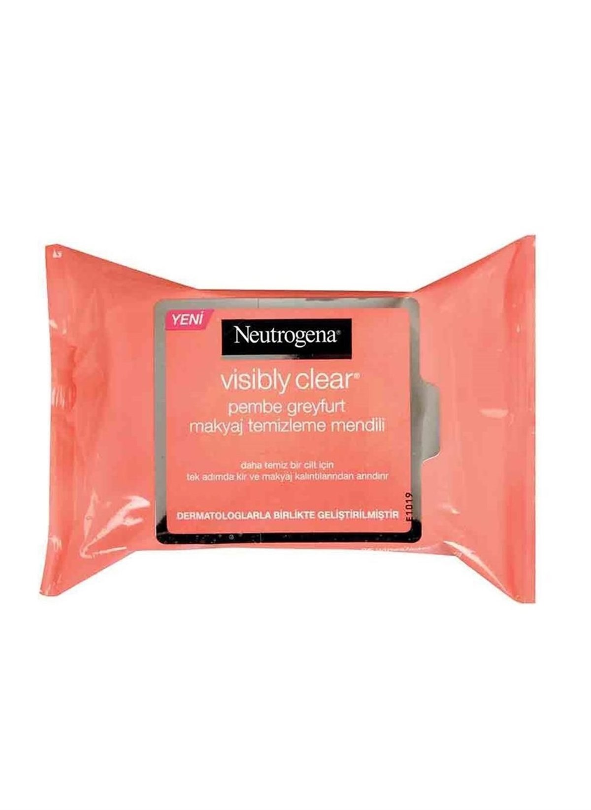 Neutrogena Pembe Greyfurt Makyaj Temizleme Mendili 25li