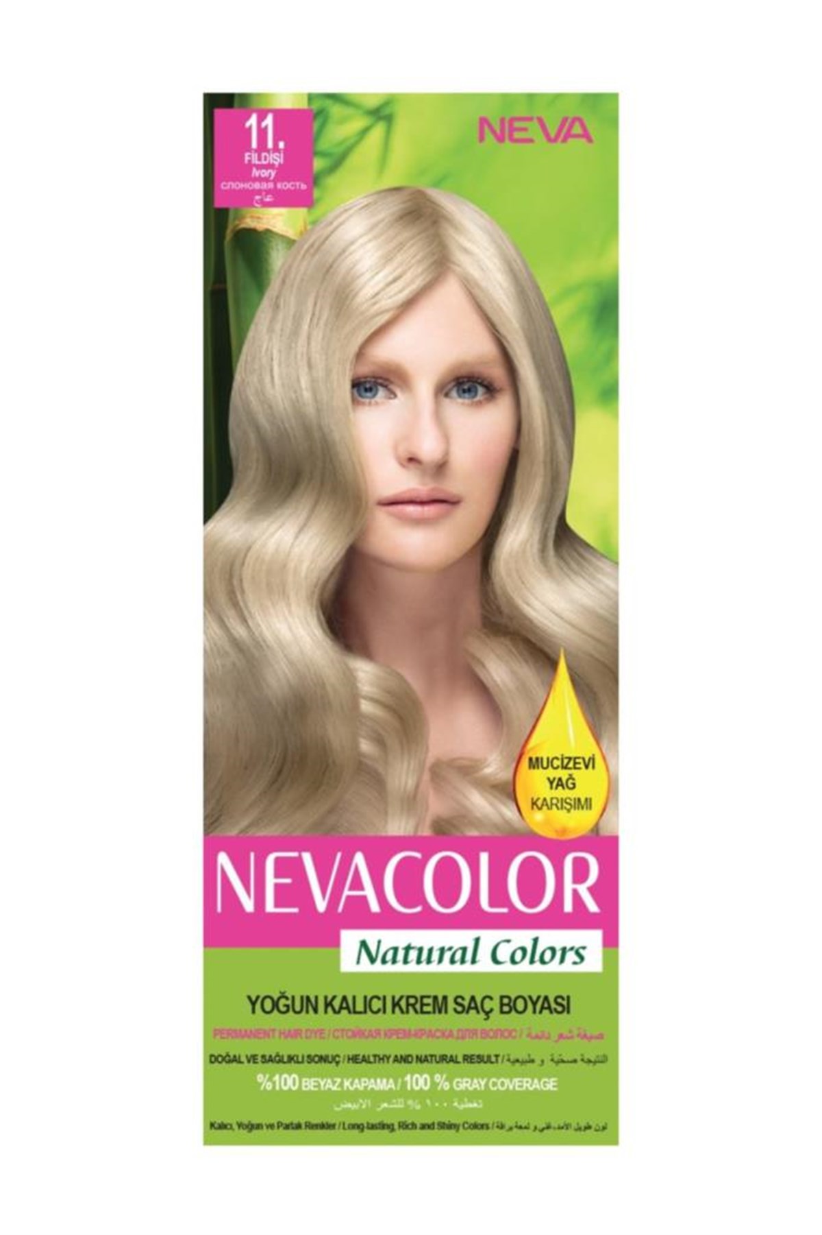 Neva Color Natural Saç Boyası Seti 11 Fildişi