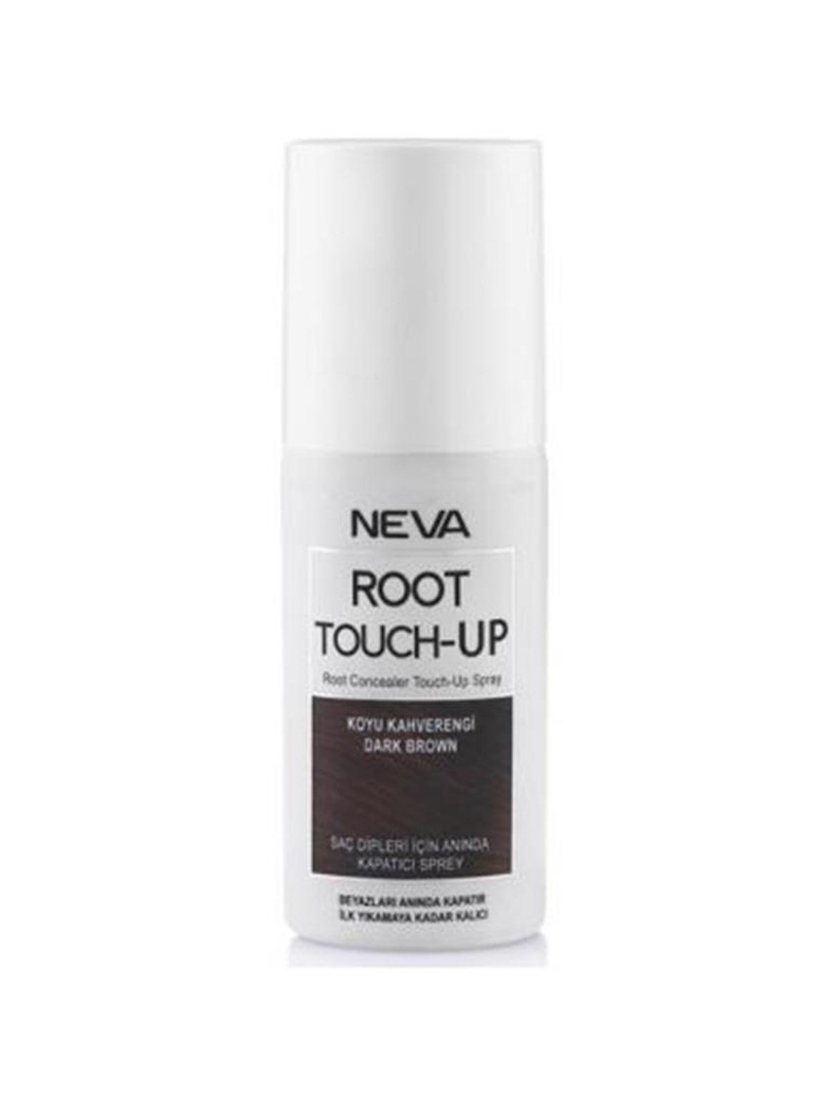 Neva Root Touch-Up Saç Dipleri İçin Kapatıcı Sprey Koyu Kahve 75 Ml