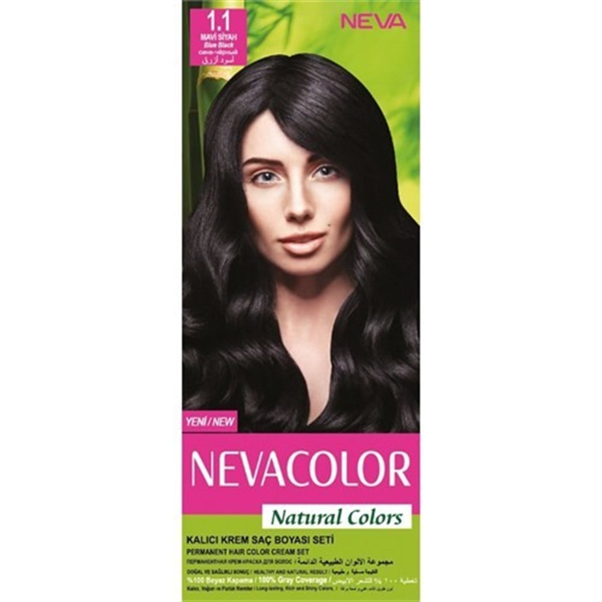 Nevacolor Natural Set Boya 1.1 Mavi Siyah