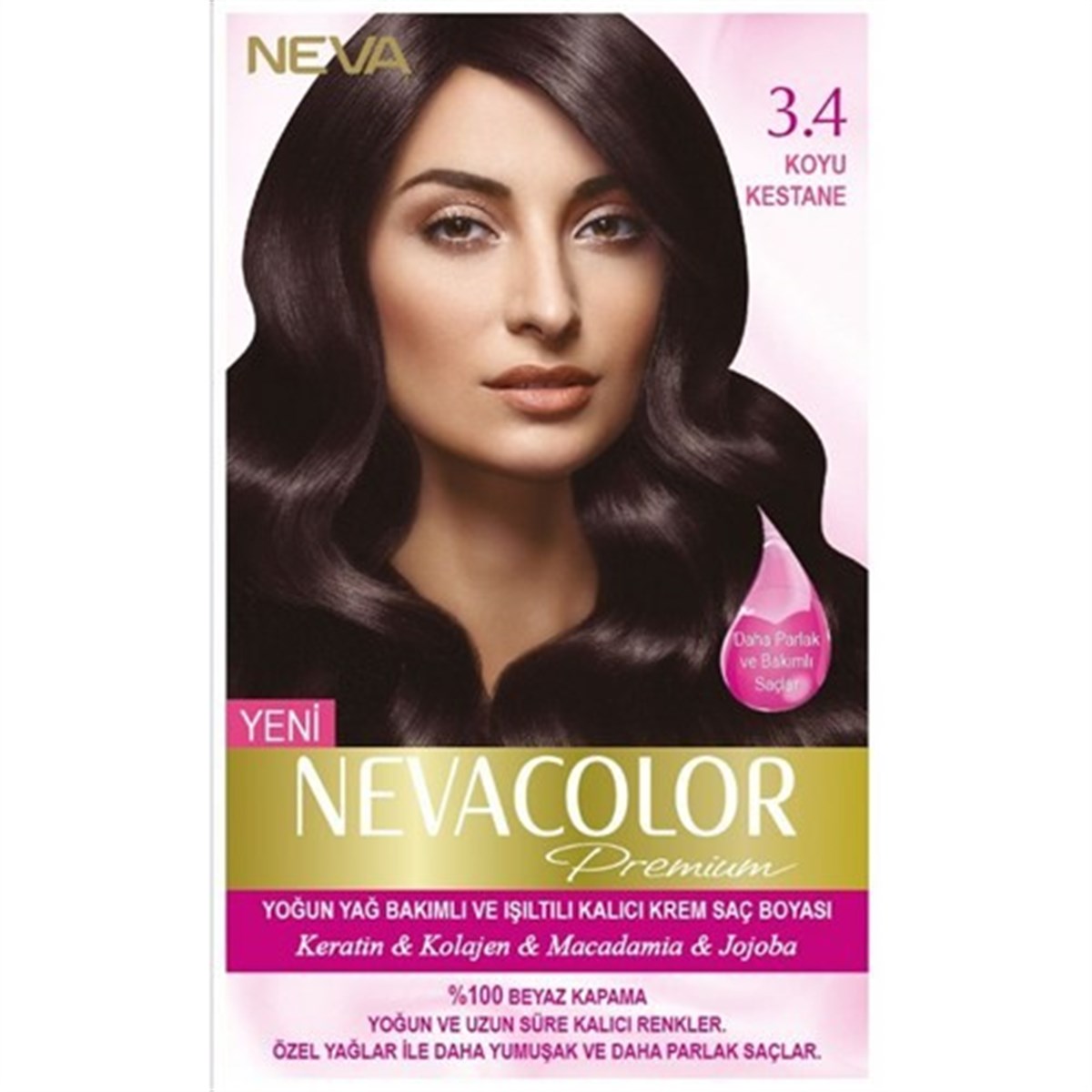 Nevacolor Natural Set Boya 3.4 Koyu Kestane