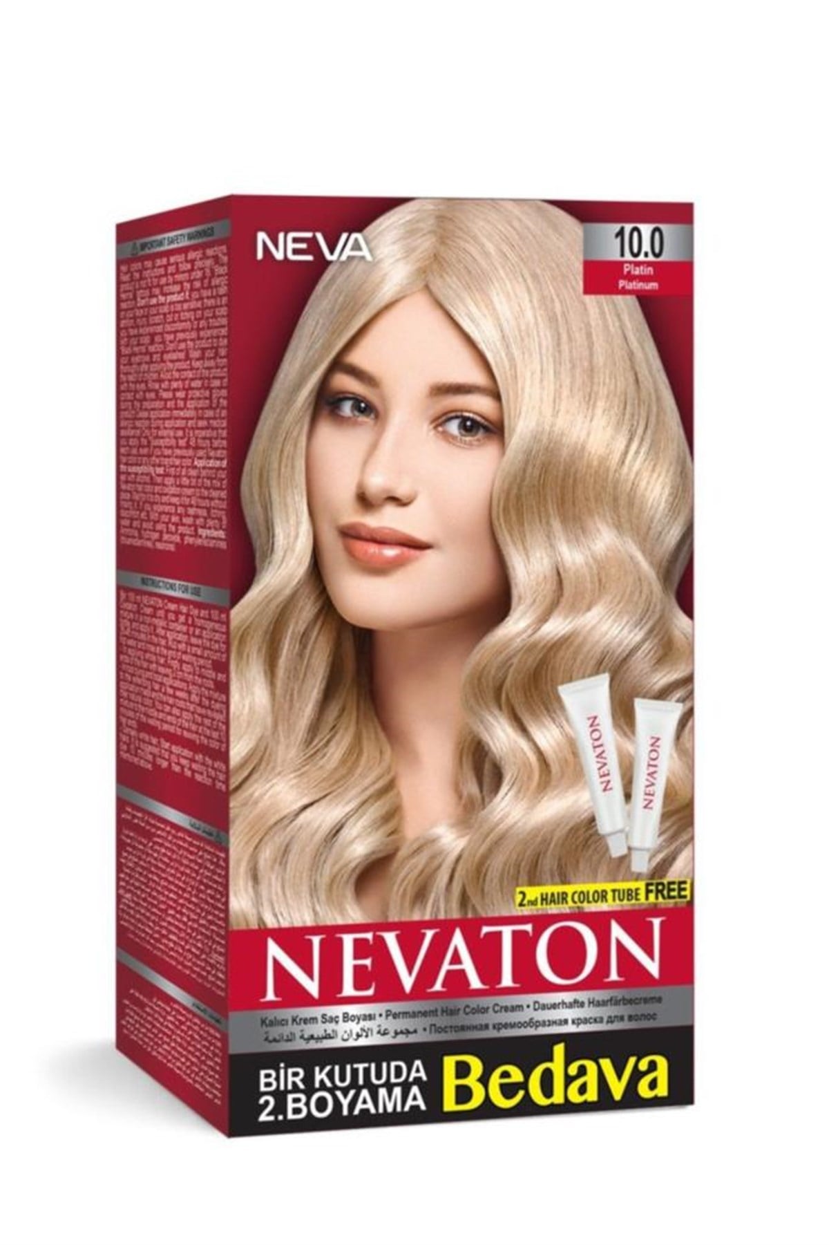 Nevaton Saç Boyası Seti 10.0 Platin