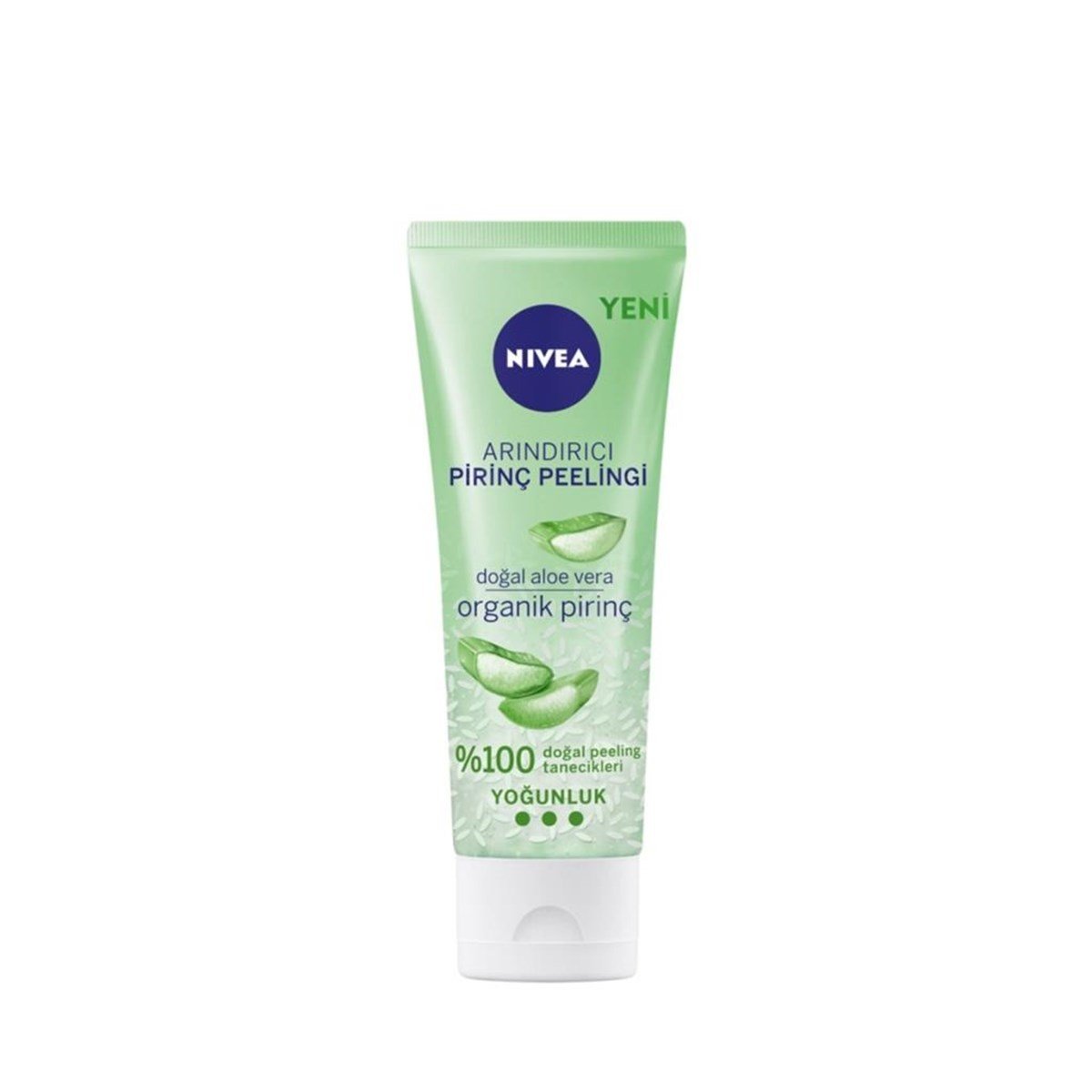 Nivea Arındırıcı Organik Pirinç Peelingi Doğal Aloe Vera Karma Cilt 75 ML