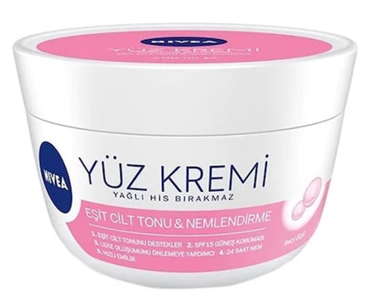 Nivea Eşit Cilt Tonu & Nemlendirme Yüz Kremi 100 Ml