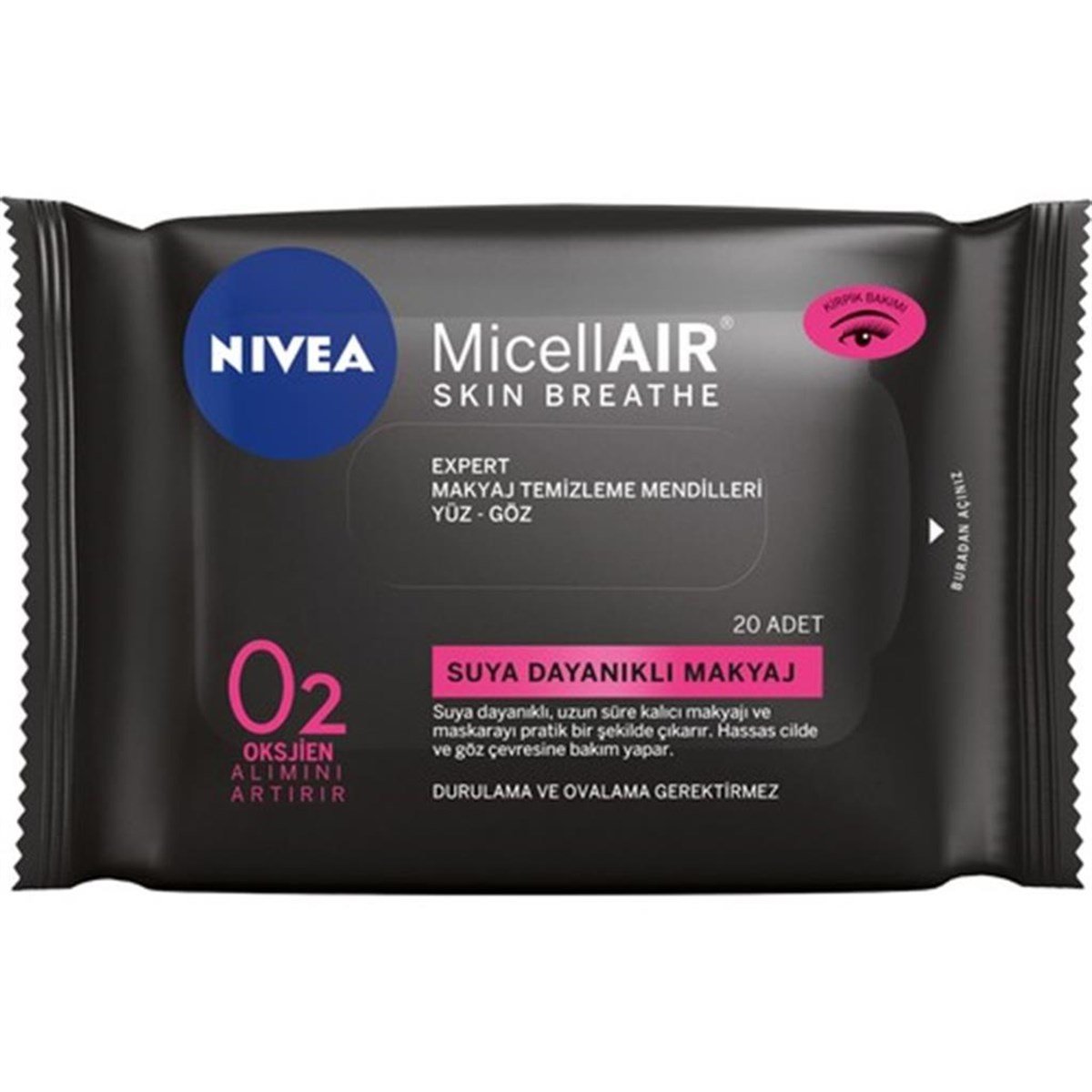 Nivea Micellair Expert Makyaj Temizleme Mendili 20 Adet