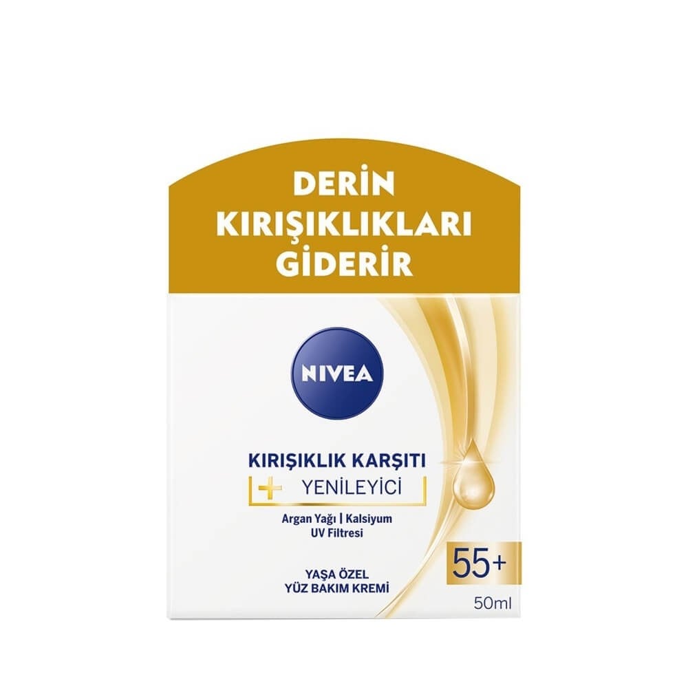 Nivea Nfc Kırışıklık Karşıtı + Yenileyici 55 + 50 Ml