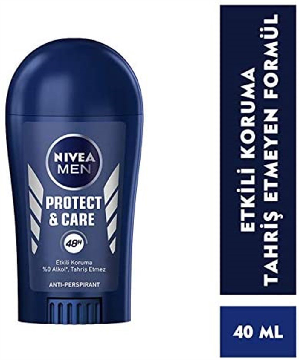 Nivea Protect & Care Stick Deodorant 40 Ml Erkek