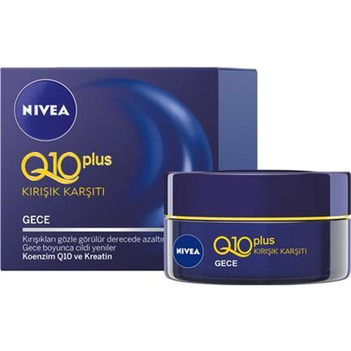 NIVEA VISAGE Q10 PLUS 50ML BAKIM KREM GECE KIRISIK KARSITI