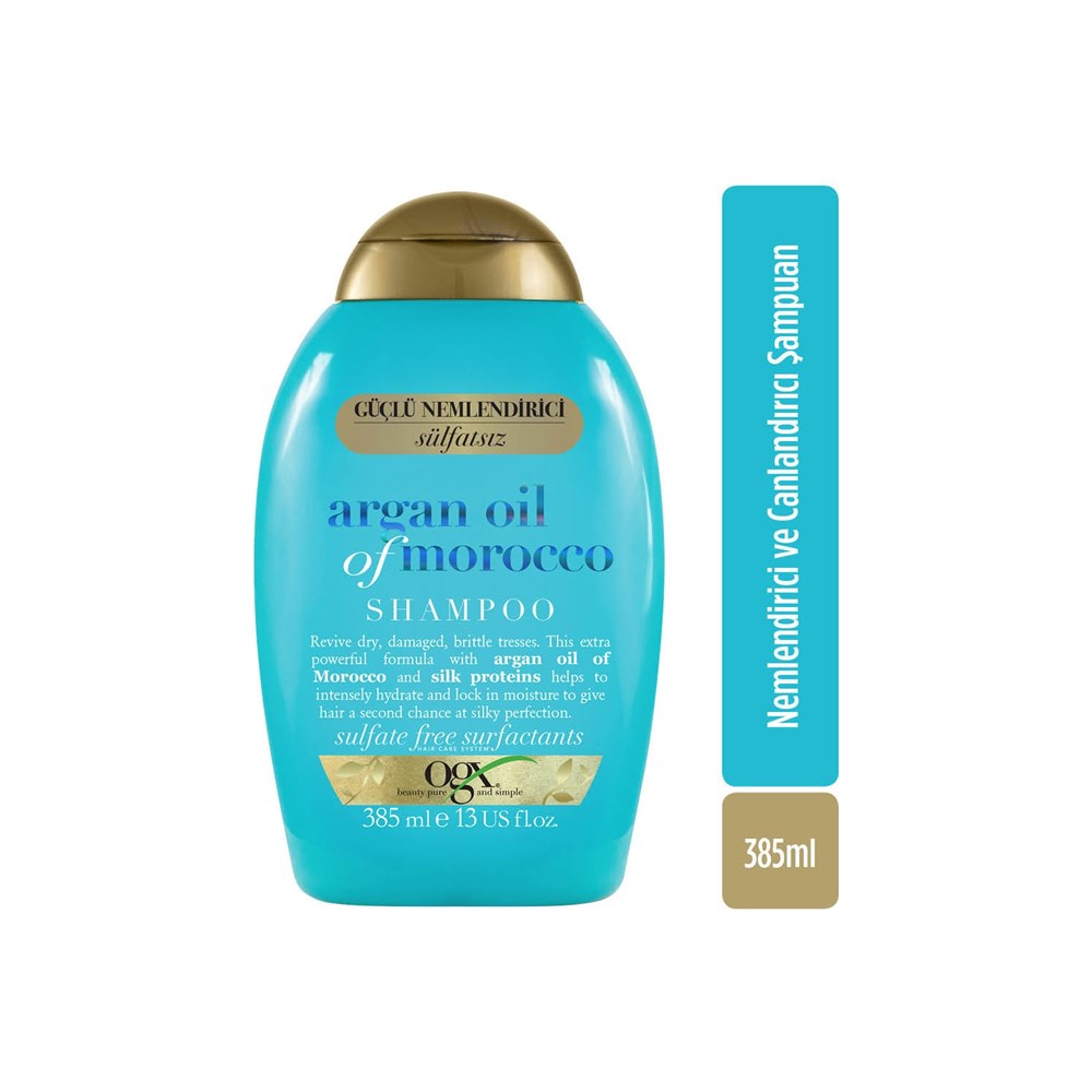 OGX Ekstra Güçlü Nemlendirici Ve Canlandırıcı Argan Oil Of Morocco Şampuan 385 Ml