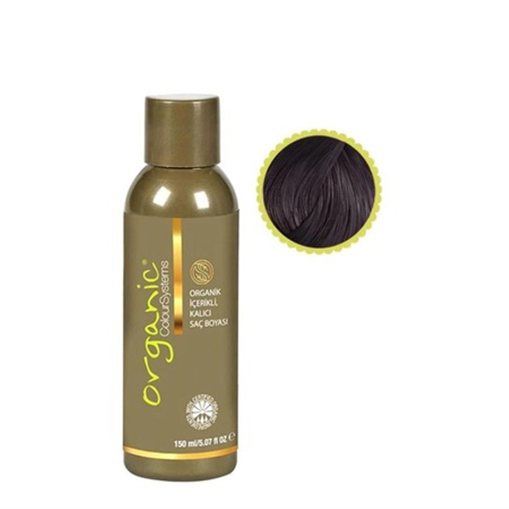 Organic Kalıcı Saç Boyası 150 Ml  1 Siyah