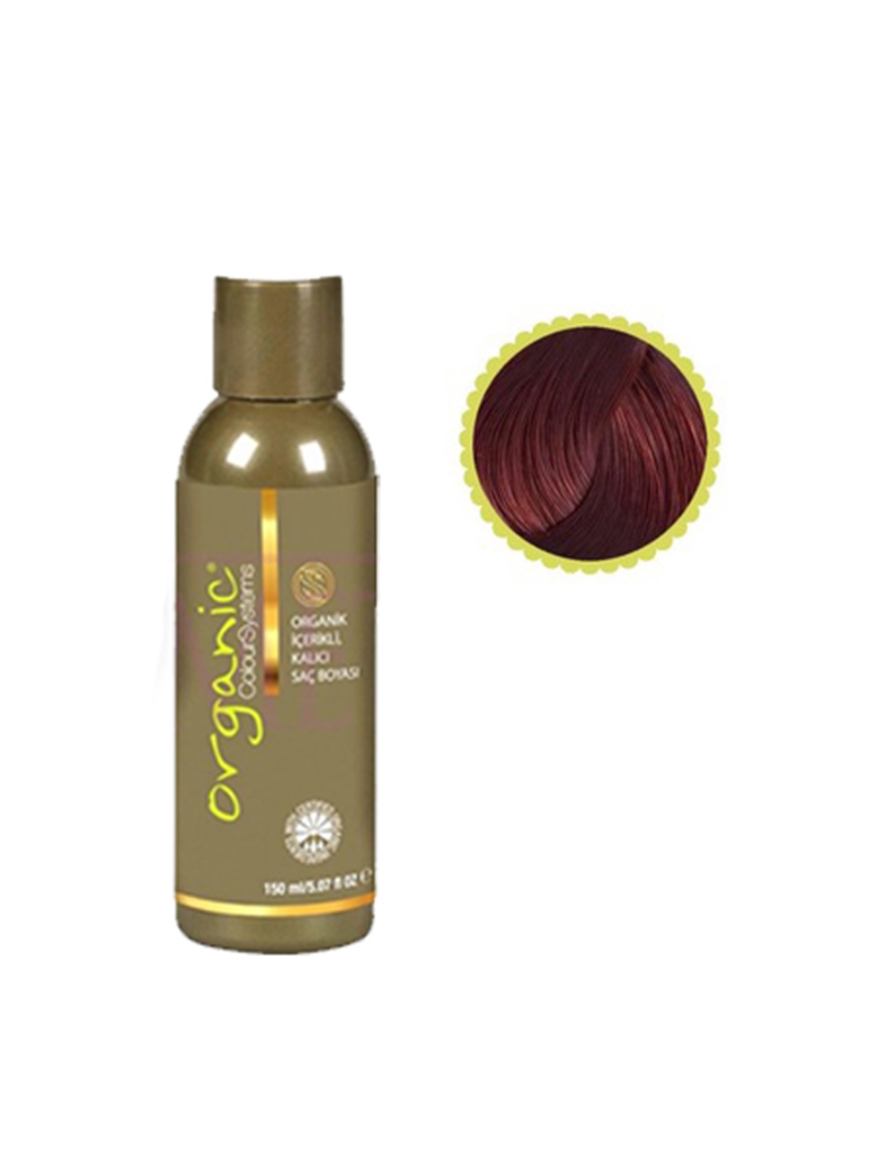 Organic Kalıcı Saç Boyası 150 Ml 6 BC Koyu Parlak Bakır