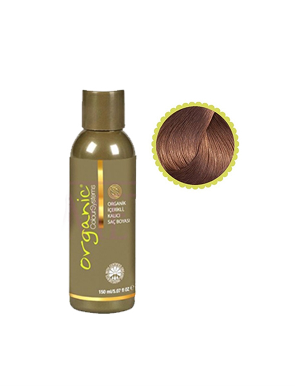 Organic Kalıcı Saç Boyası 150 Ml 8 AH Açık Küllü Sarı