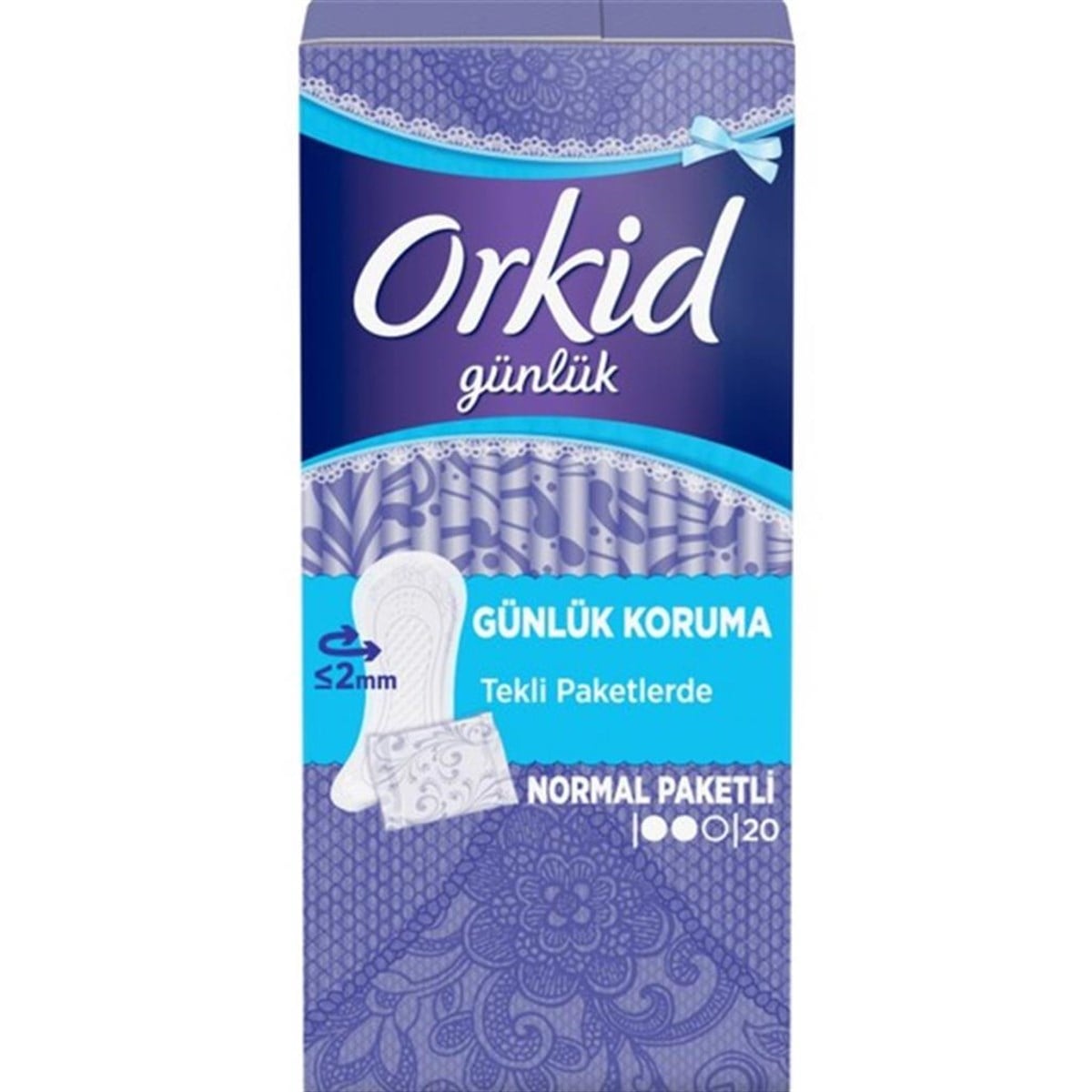 Orkid Günlük Ped Günlük Koruma Tekli Paket (20 adet)