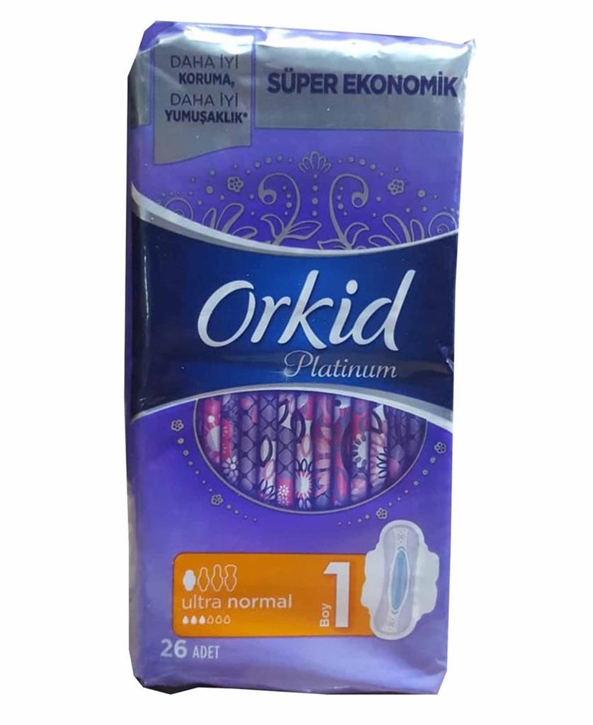 Orkid Platinum Normal Hijyenik Ped 26 Lı