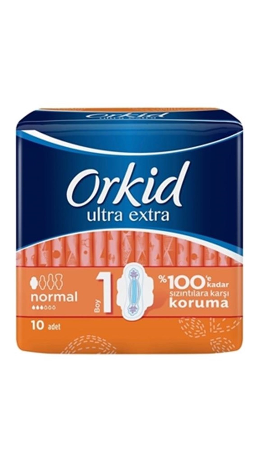 Orkid Ultra Extra Hijyenik Ped Normal Tekli Paket 10 Ped