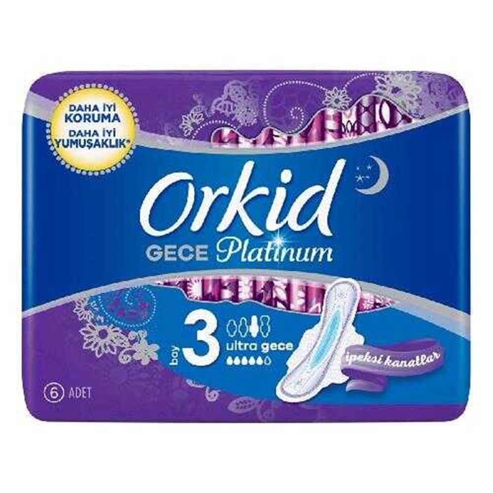 Orkıd Ultra Platinum Hijyenik Ped 7Li