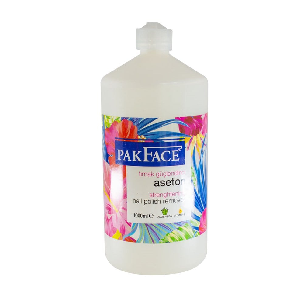 Pak Face Aseton 1000 Ml Tırnak Güçlendirici