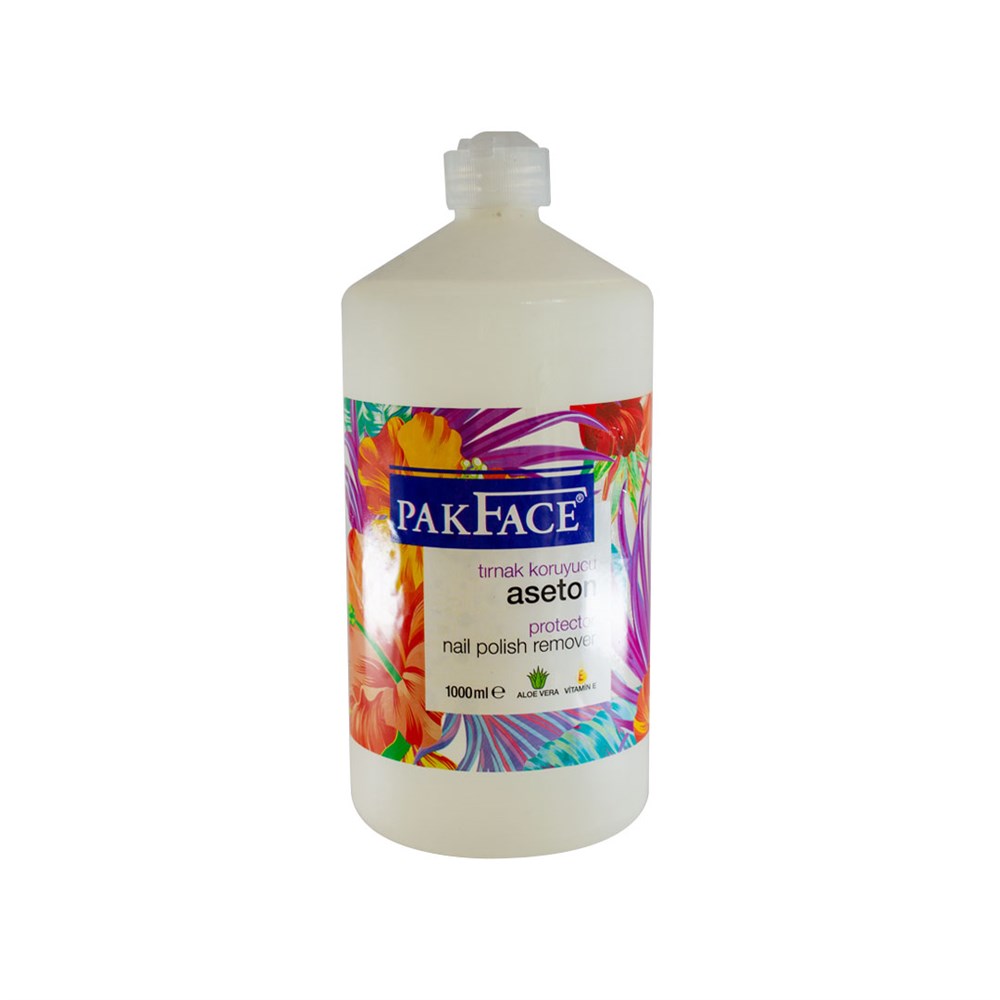 Pak Face Aseton 1000 Ml Tırnak Koruyucu