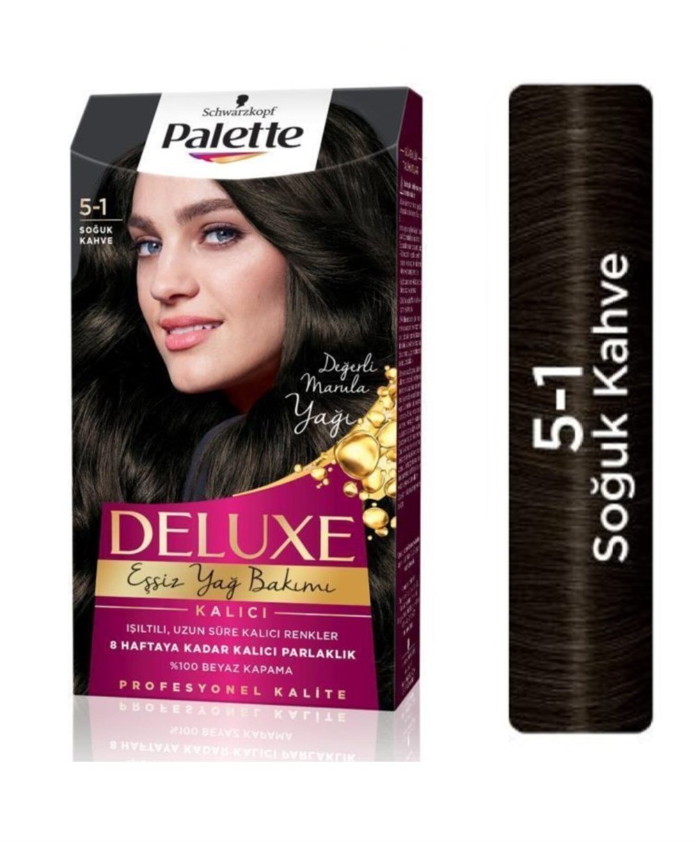 Palette Deluxe Saç Boyası 5.1 Soğuk Kahve