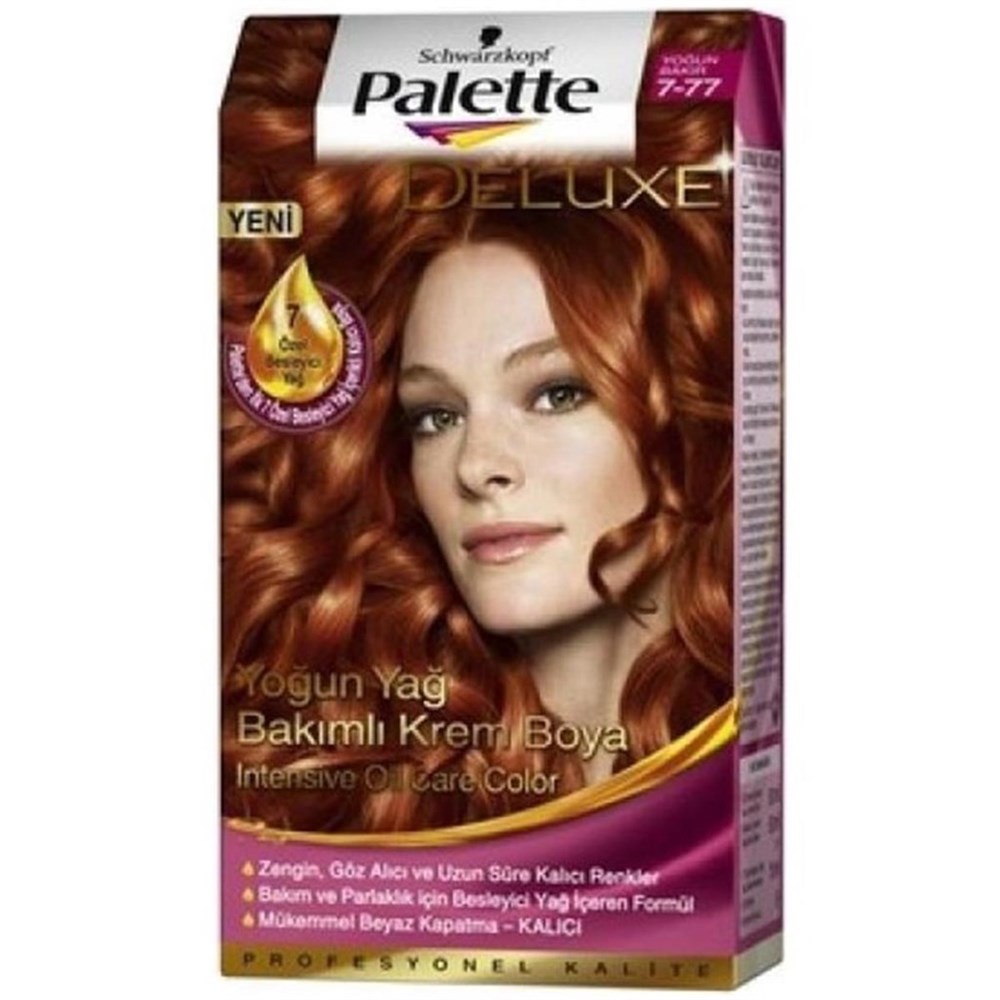 Palette Deluxe Set Saç Boyası 7.77 Yoğun Bakir