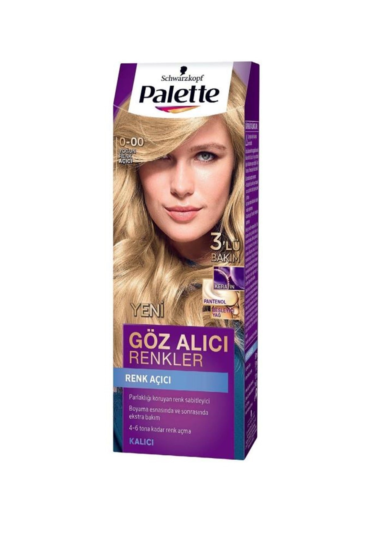 Palette Göz Alıcı Renk Yoğun Renk Açıcı 0-00 50 Ml
