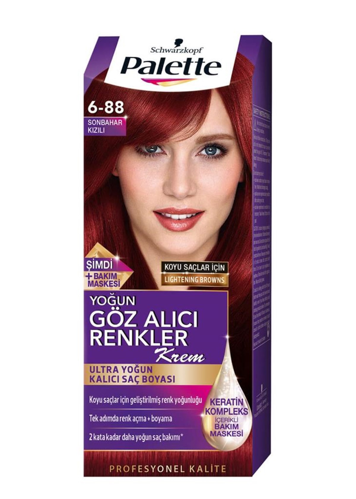 Palette Göz Alıcı Renkler Sonbahar Kızılı 6-88
