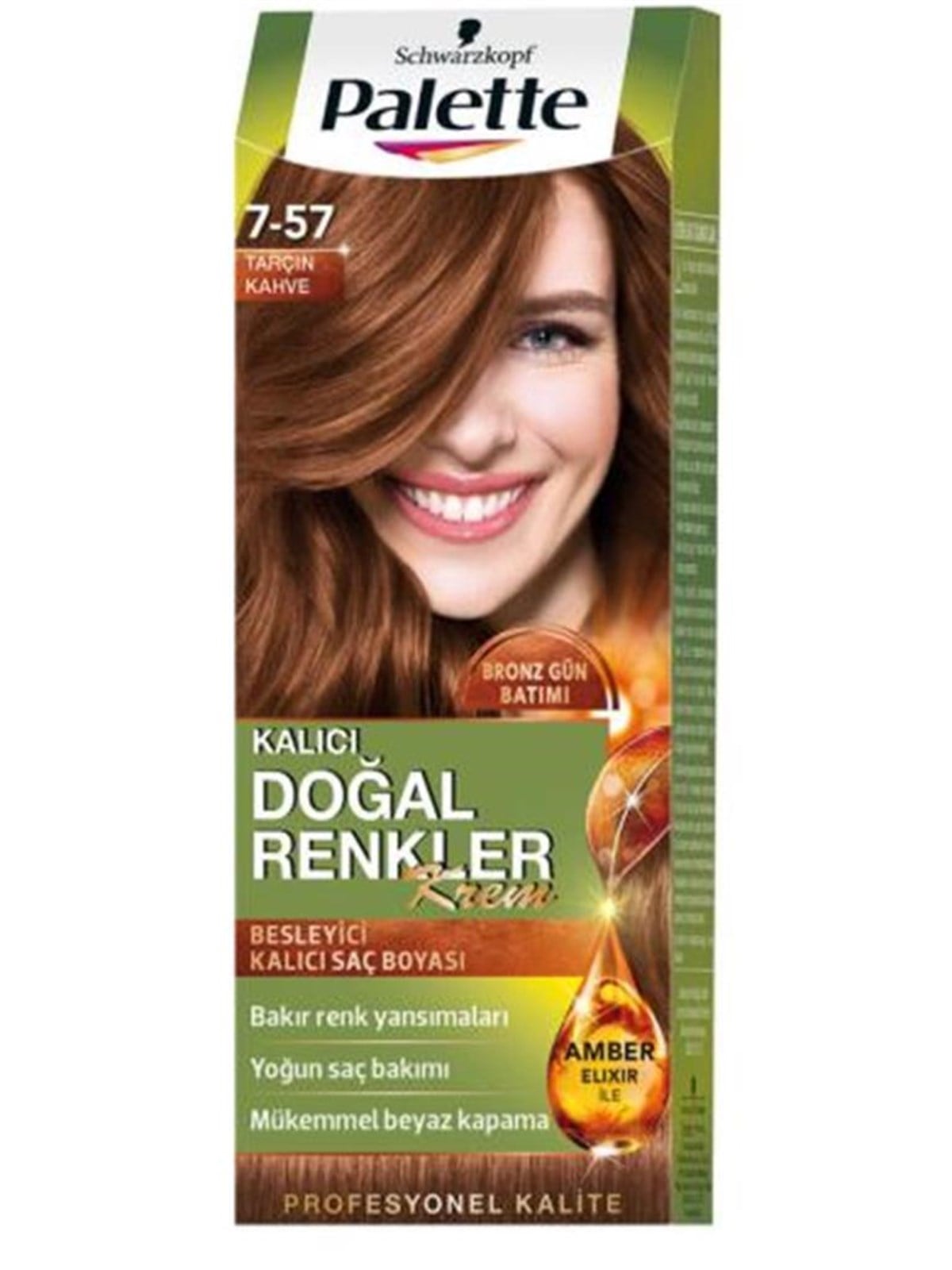 Palette Saç Boyası Naturel 7-57 Tarçın Kahve