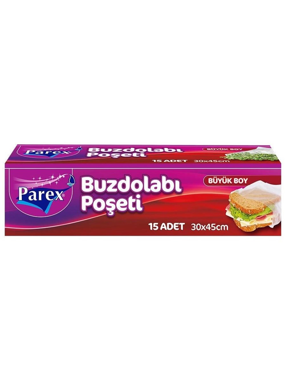 Parex 30*45cm Büyük Boy Buzdolabı Poşeti