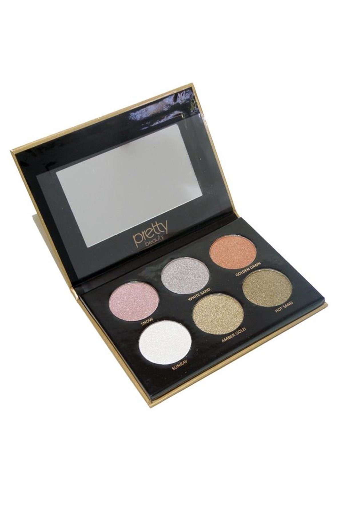 Pretty Beauty 6'lı Metalik Aydınlatıcı Pudra Glow Kit