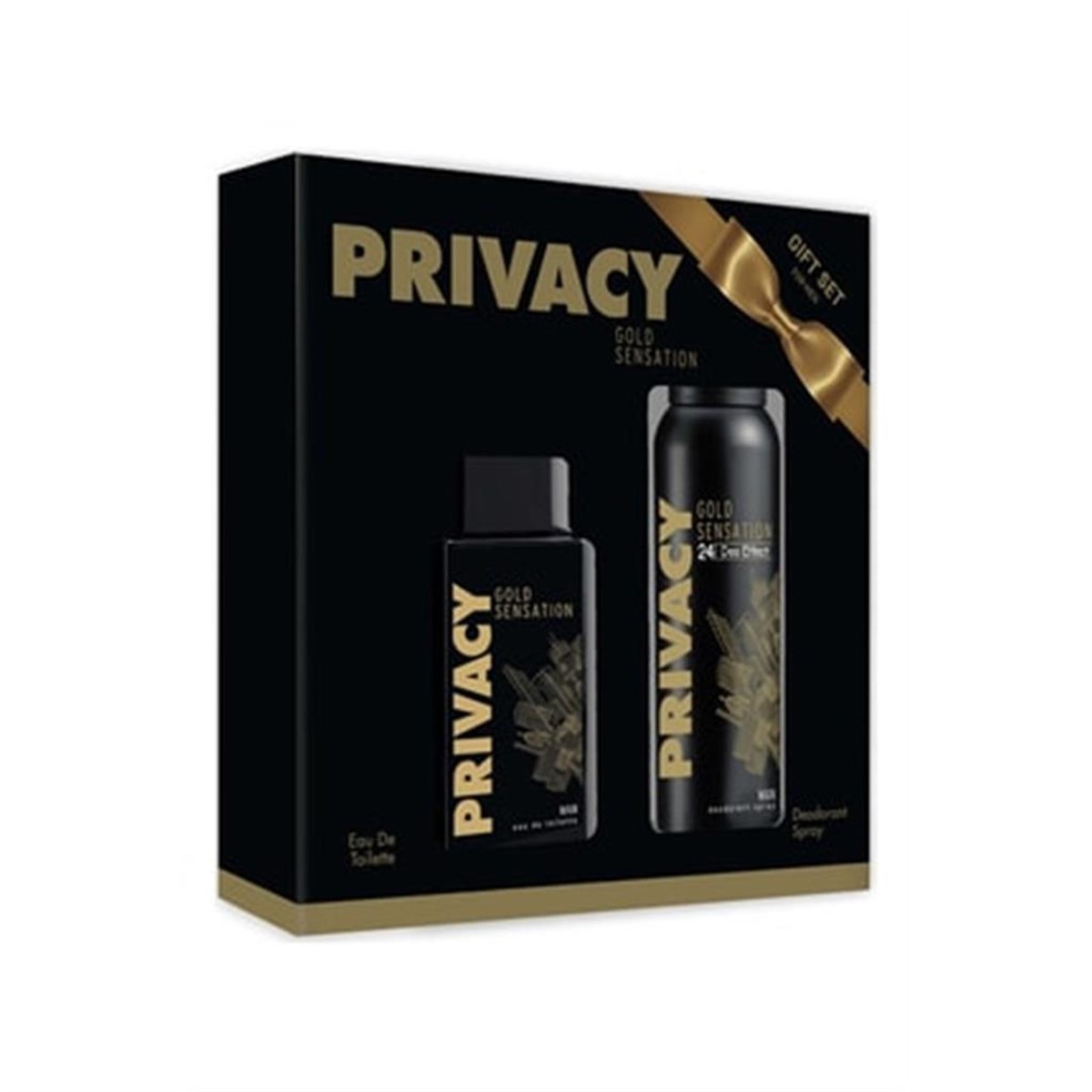 Privacy Man Gold EDT 100 ml Erkek Parfüm & 150 ml Deodorant
