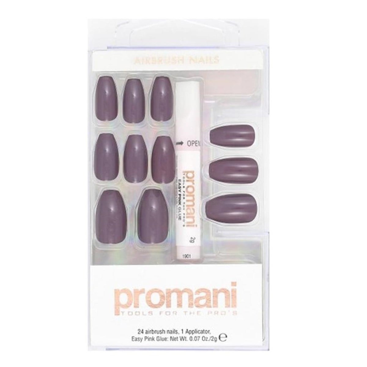 Promani Takma Tırnak Kiti Mürdüm 5659