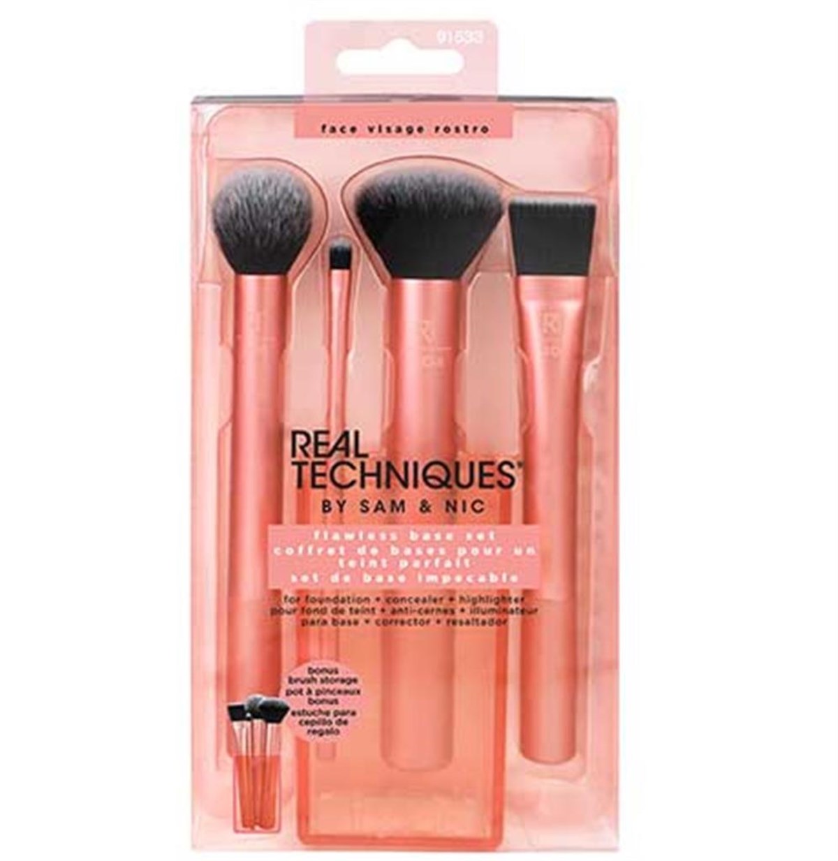 Real Technigues Everyday Essentials   Makyaj Fırça Seti