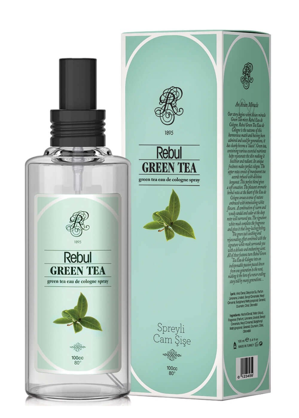 Rebul Cologne 100 Ml Green Tea