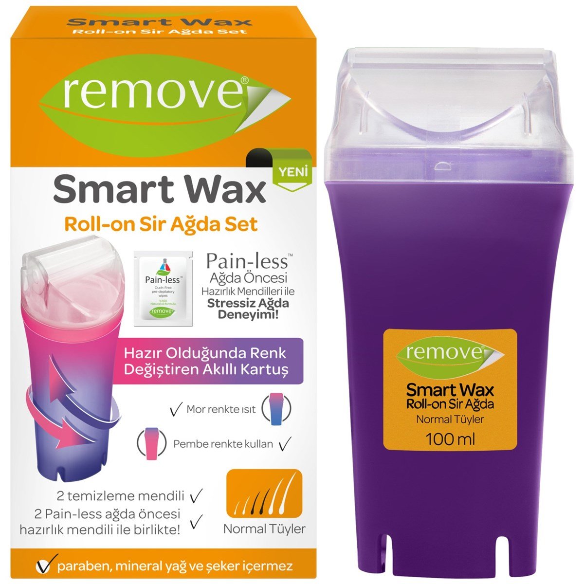 Remove Roll-On Sir Set Normal Tüyler 100 Ml