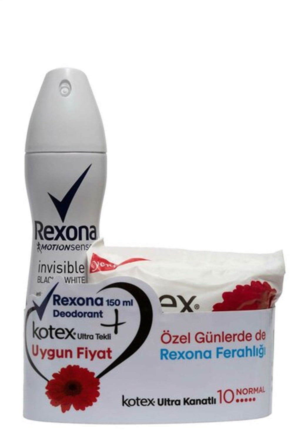 Rexona Deodorant Kofre invisible+ Kotex 150 Ml