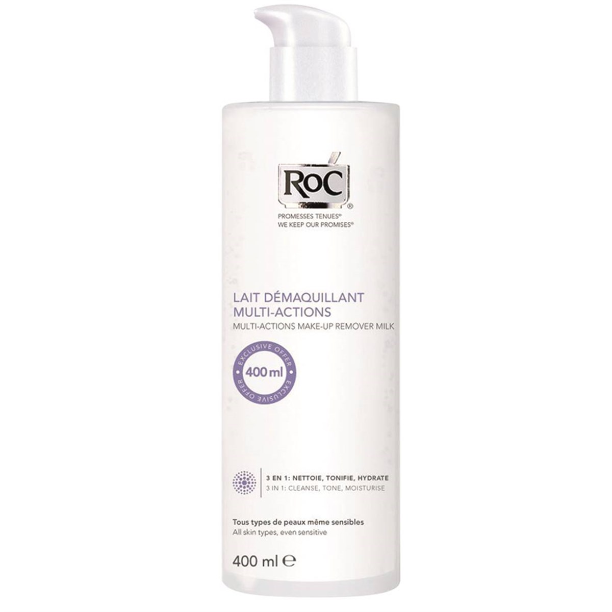 Roc Hydra Makyaj Temizleme Losyonu 3 in1 400 Ml