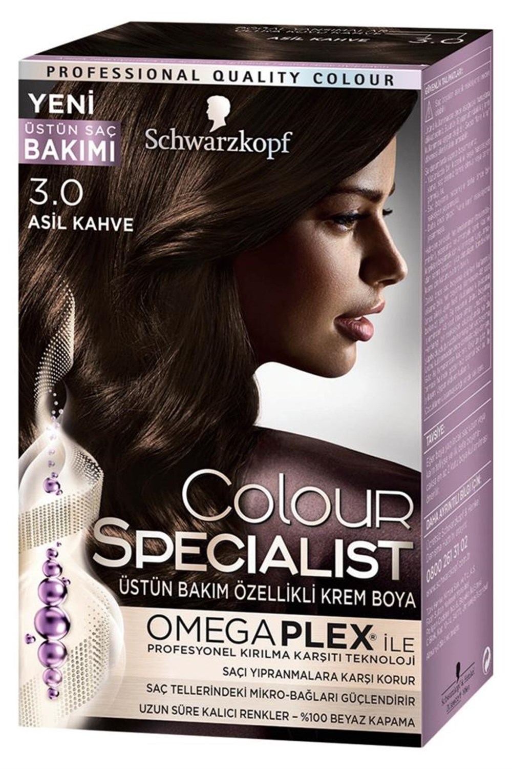 Schwarzkopf Color Specialist Saç Boyası Color Specıalıst 3-0 Tube 60 Ml