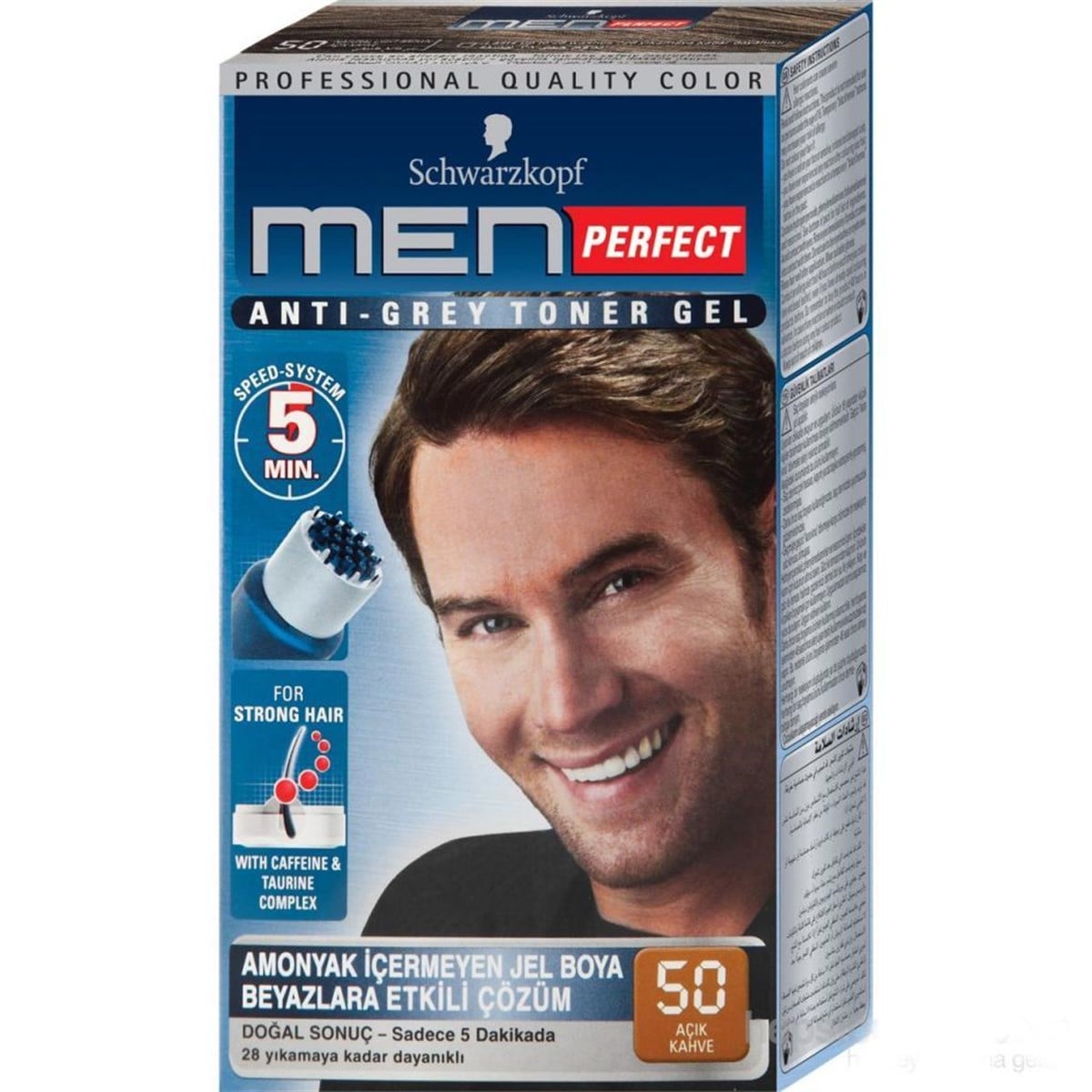 Schwarzkopf Men Perfect 80 Acık Kahve 50 Ml