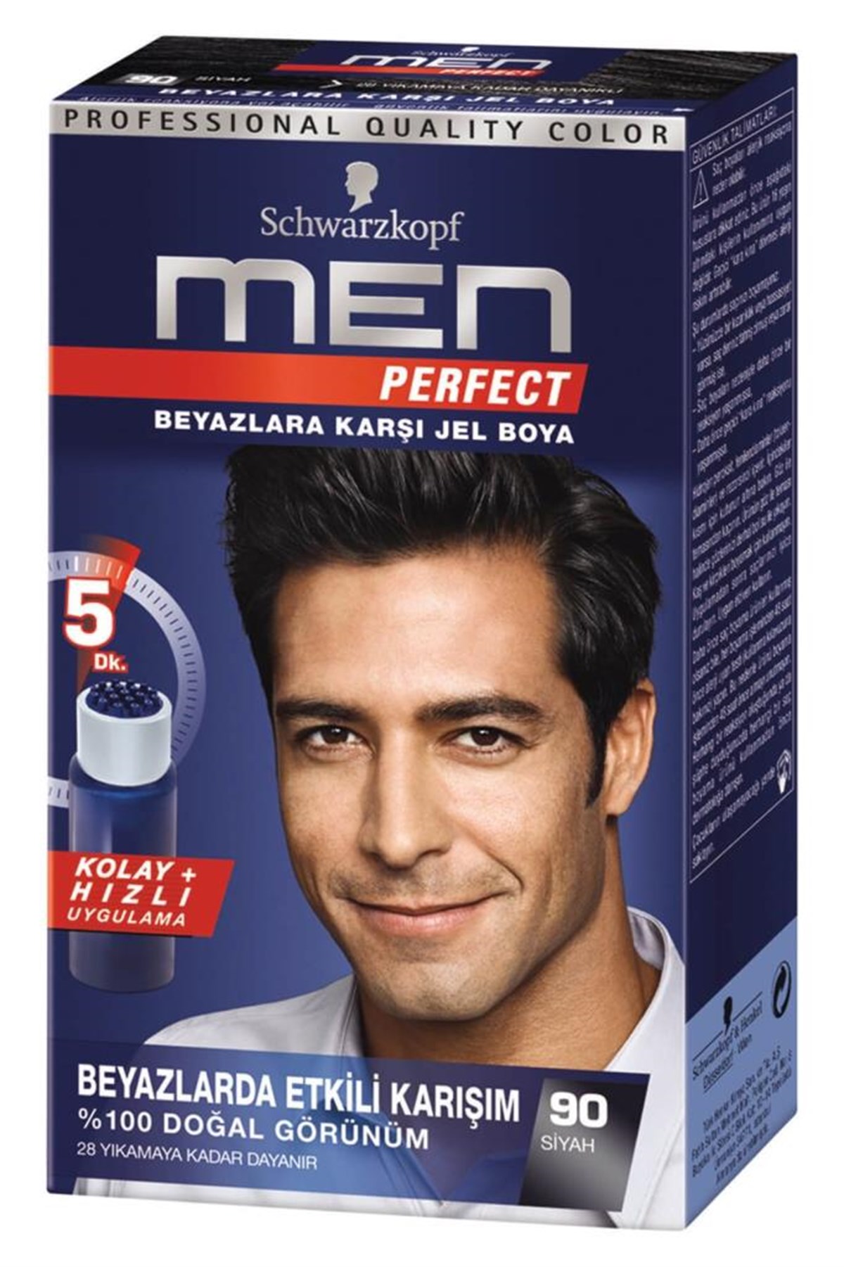 Schwarzkopf Men Perfect 90 Siyah 40 ML