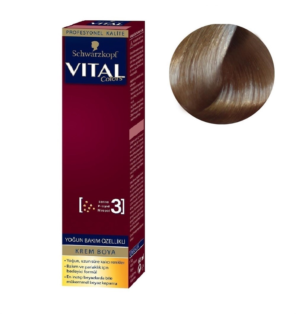 Schwarzkopf Vital Saç Boyası Tüp 9.11 Yoğun Küllü Platin