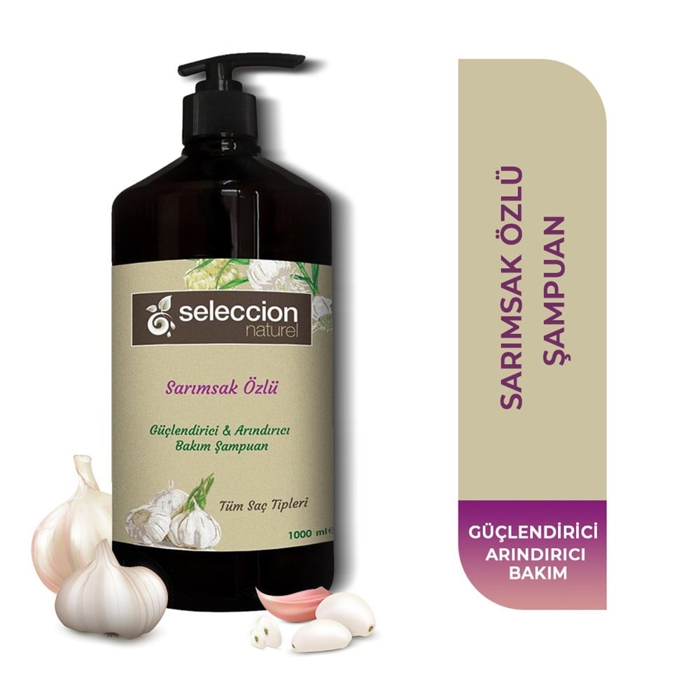 Seleccion Naturel 1000Ml  Sarımsak Özlü Şampuan