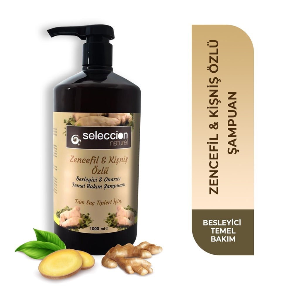 Seleccion Naturel 1000Ml Zencefil Kişniş Özlü Şampuan