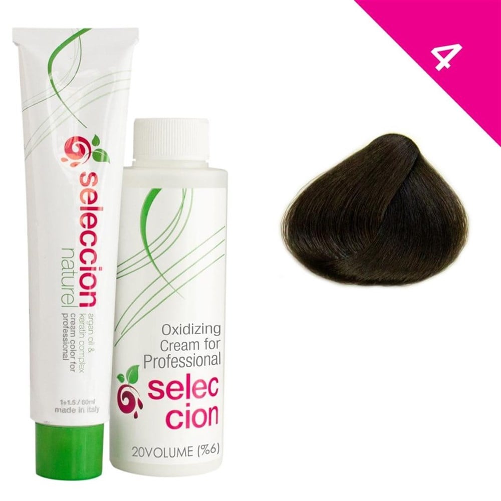 Seleccion Saç Boyası 60 Ml 4 Orta Kestane