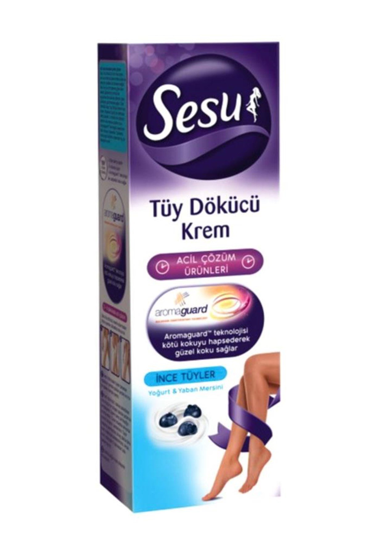 Sesu Silky Shine Tüy Dökücü Krem İnce Tüyler 100 Ml