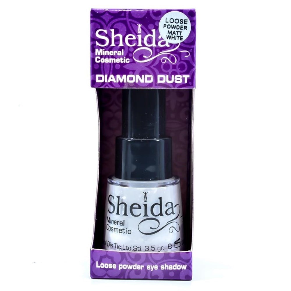 Sheida Loose Powder Eye Shadow Matt Toz Far  Whıte
