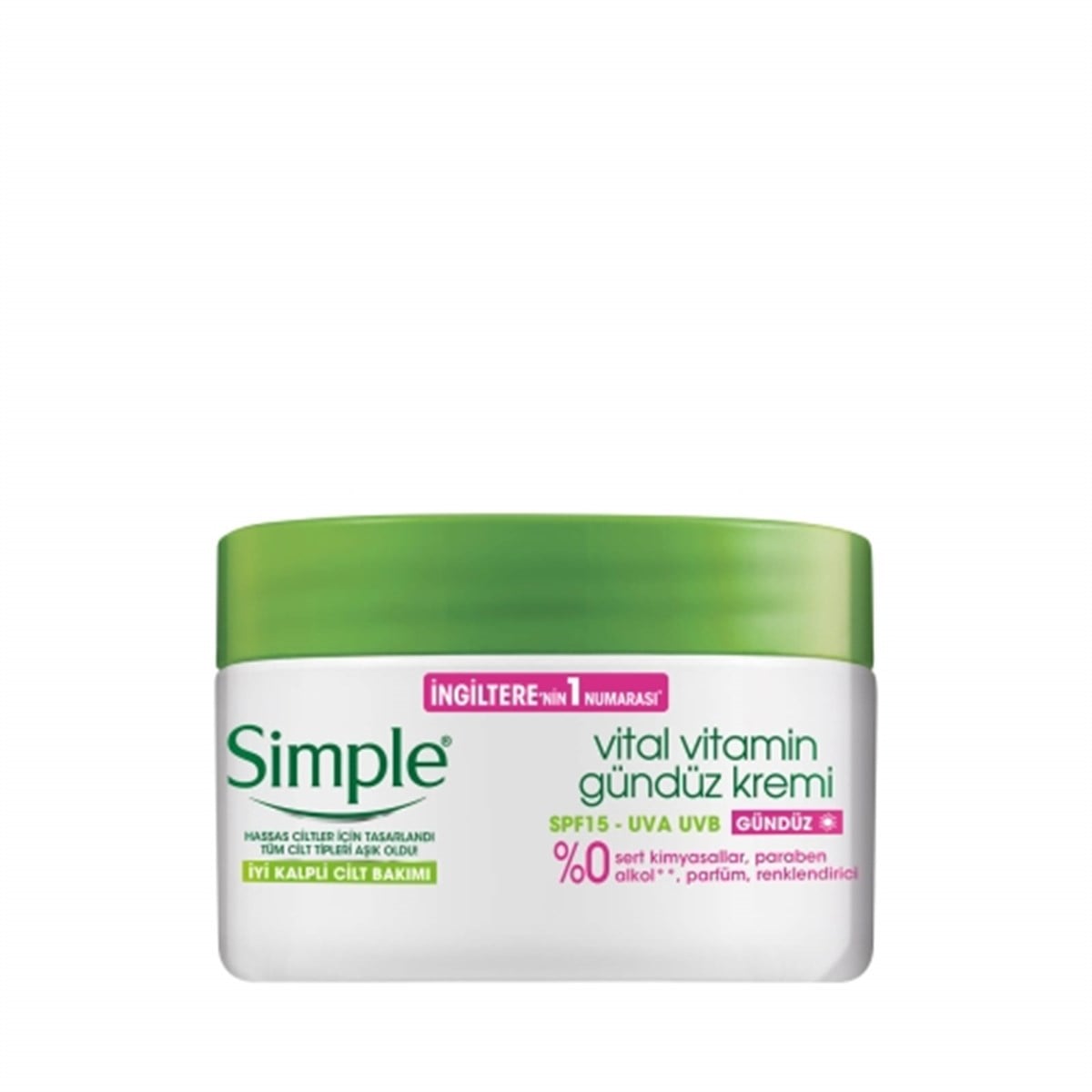 Simple Vital Vitamin Gündüz Kremi SPF15  50 Ml