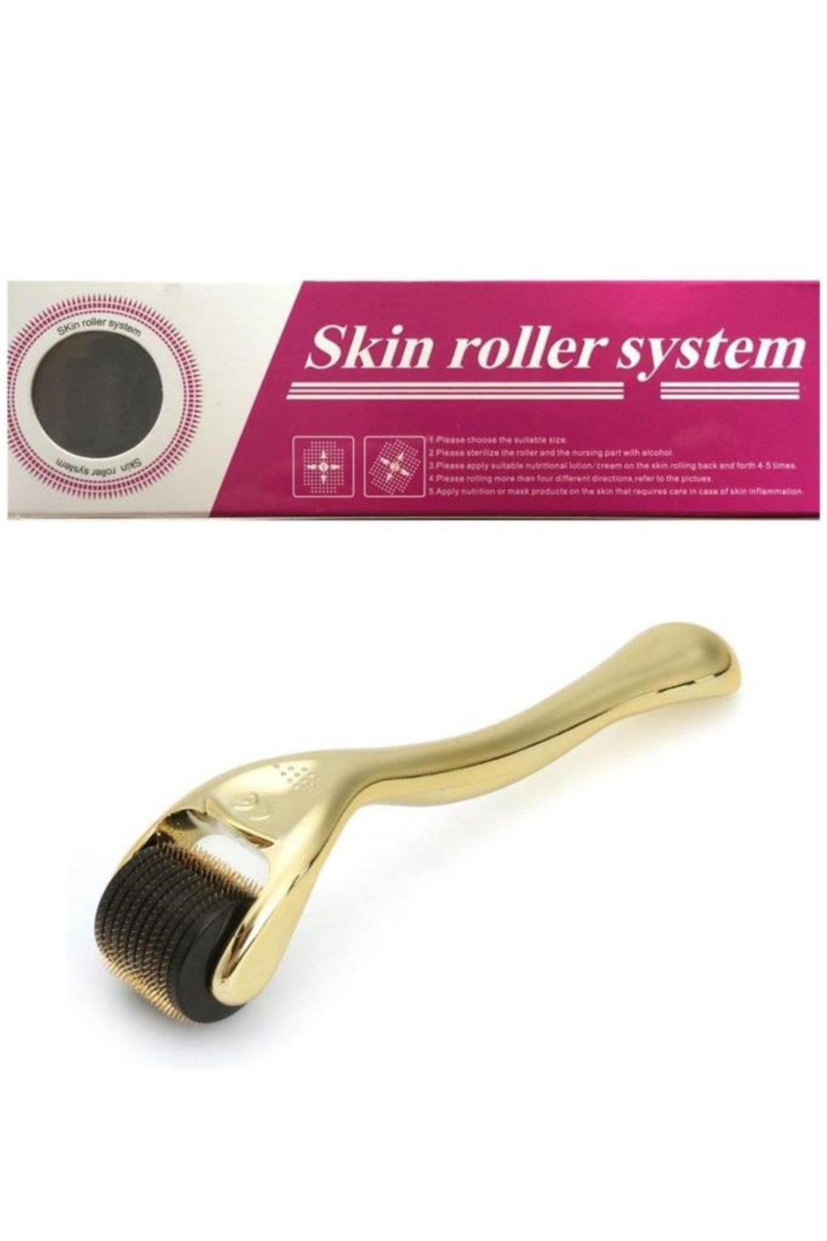 Skin Roller System Dermaroller 540 İğneli 1.0 mm