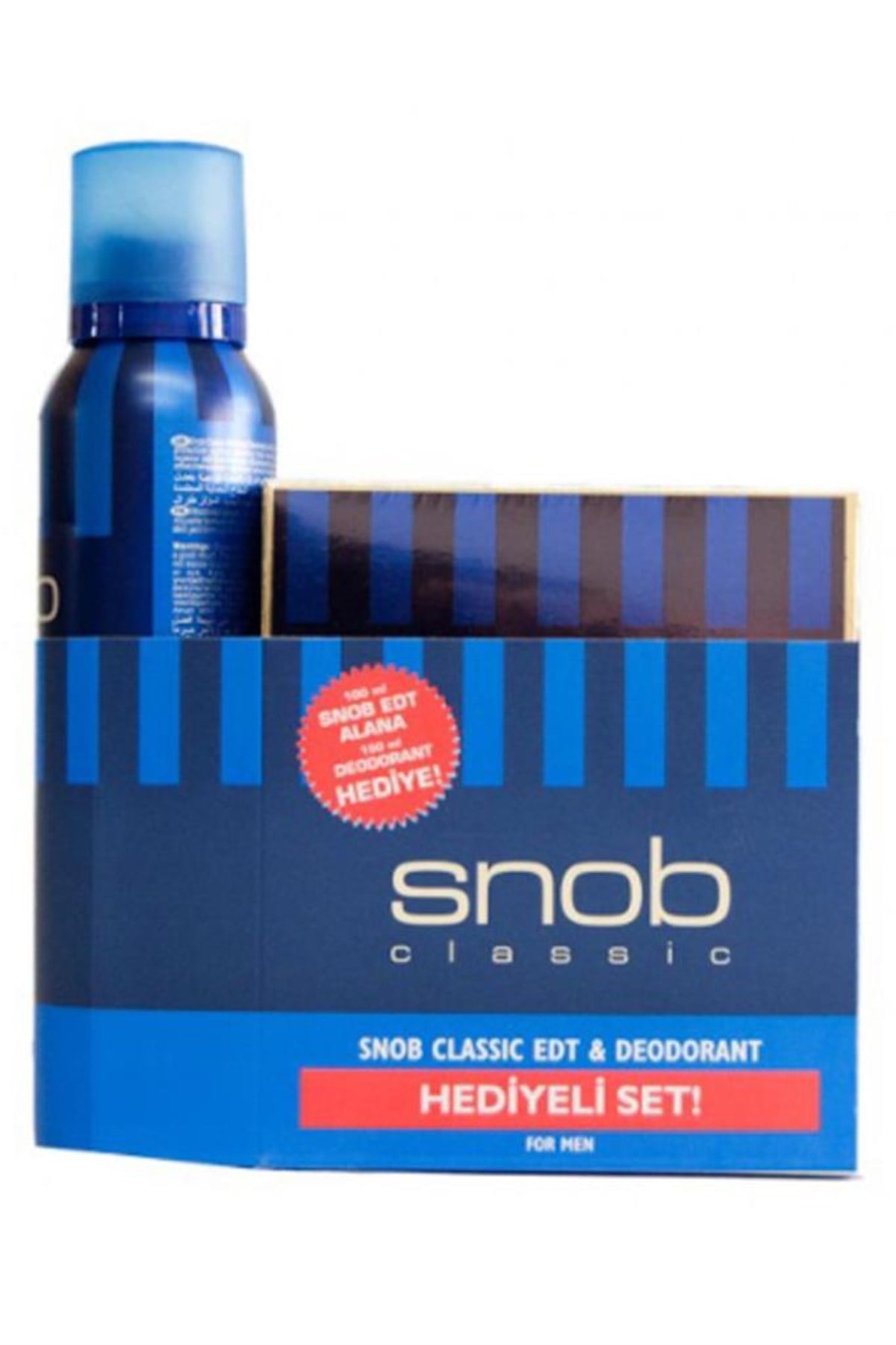 Snob Classic Edt Erkek Parfümü 100 ml + Erkek Deodorant 150 Ml