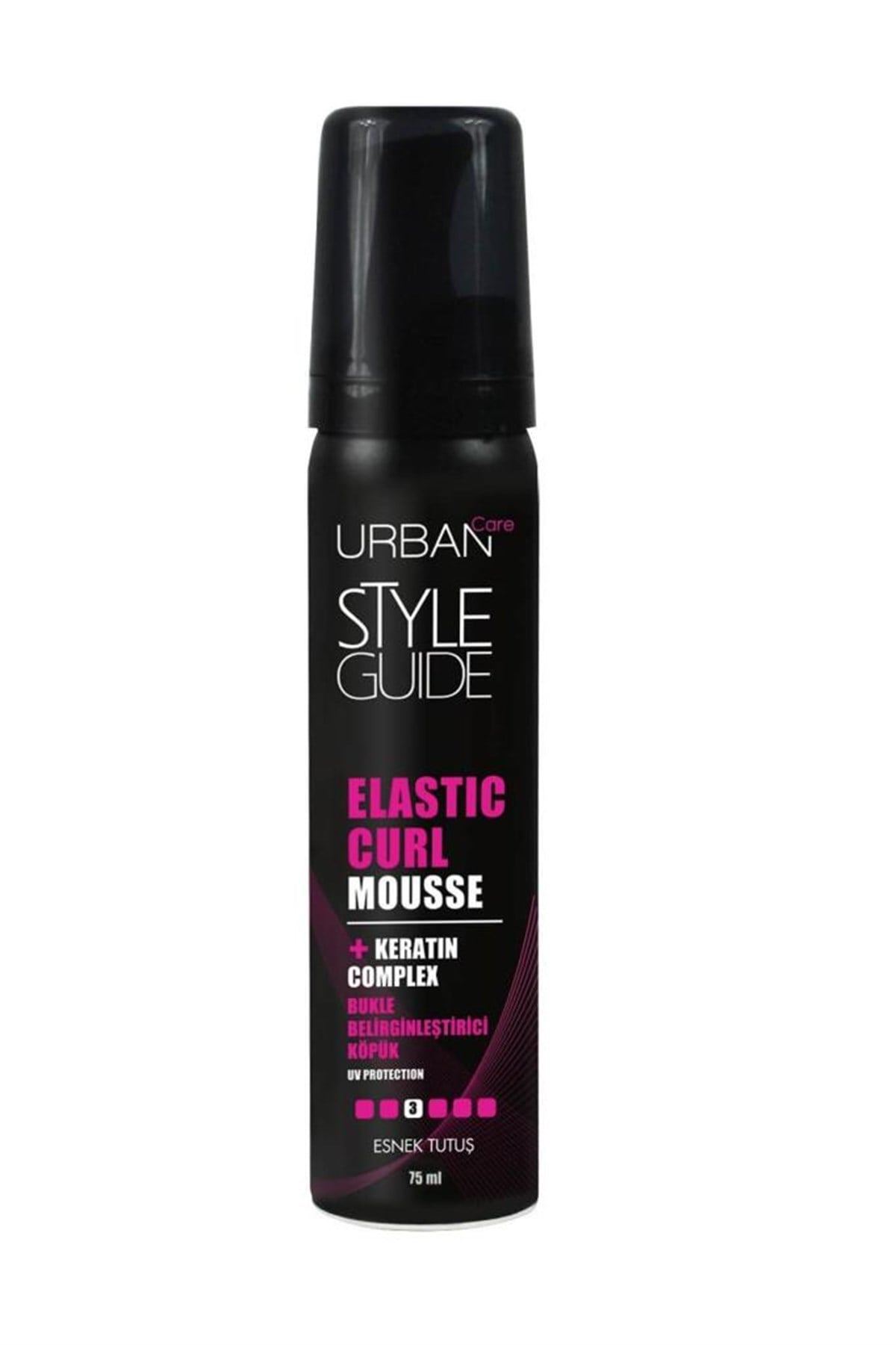 Urban Care Seyahat Boy Esnek Tutuş Doğal ve Haraketli Bukleler için Saç Köpüğü 75 Ml